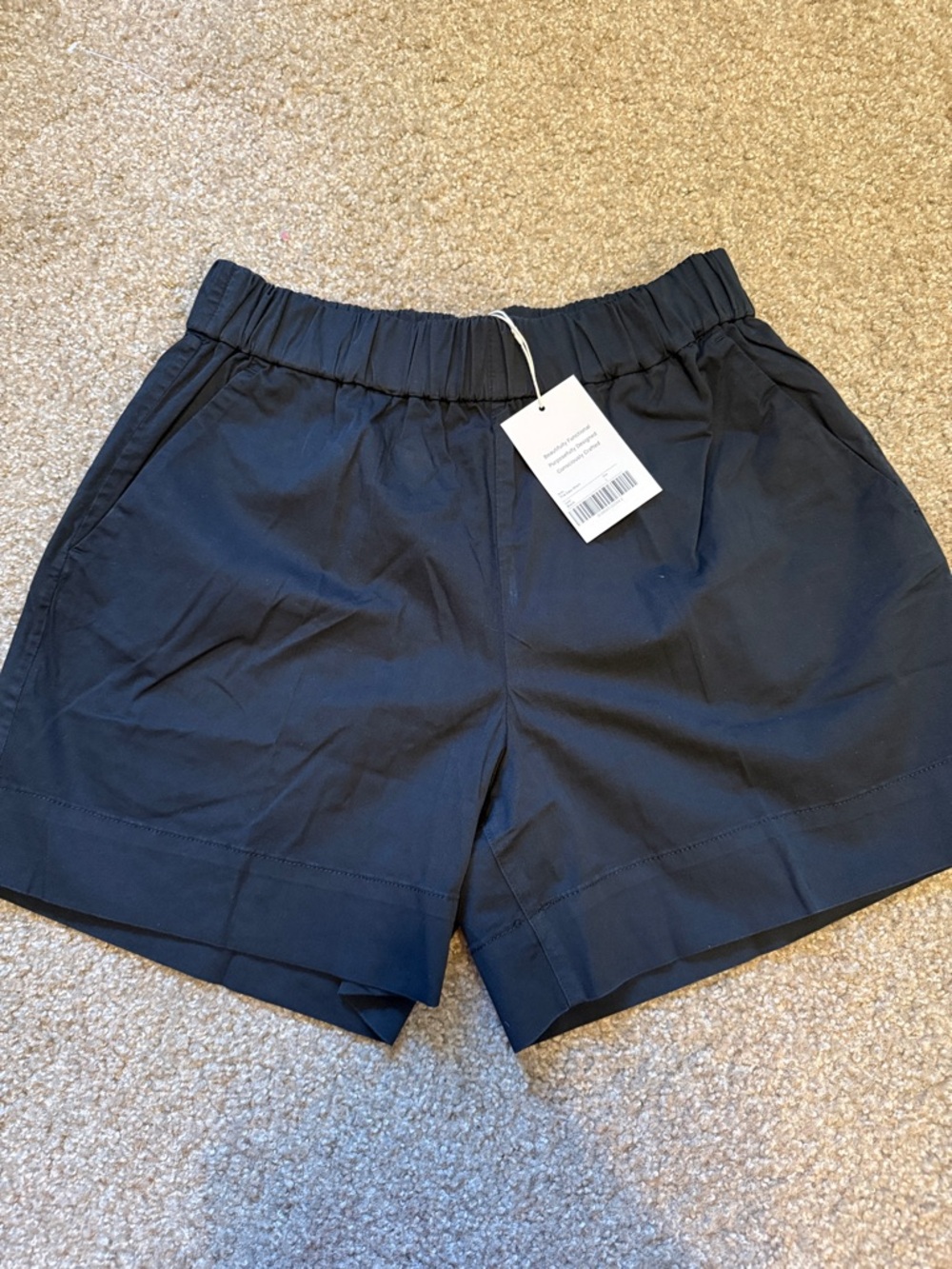 Everlane The Easy Short Black High-Waist Women's